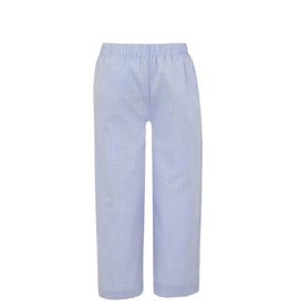 Anavini Light Blue Standard Gingham Pants