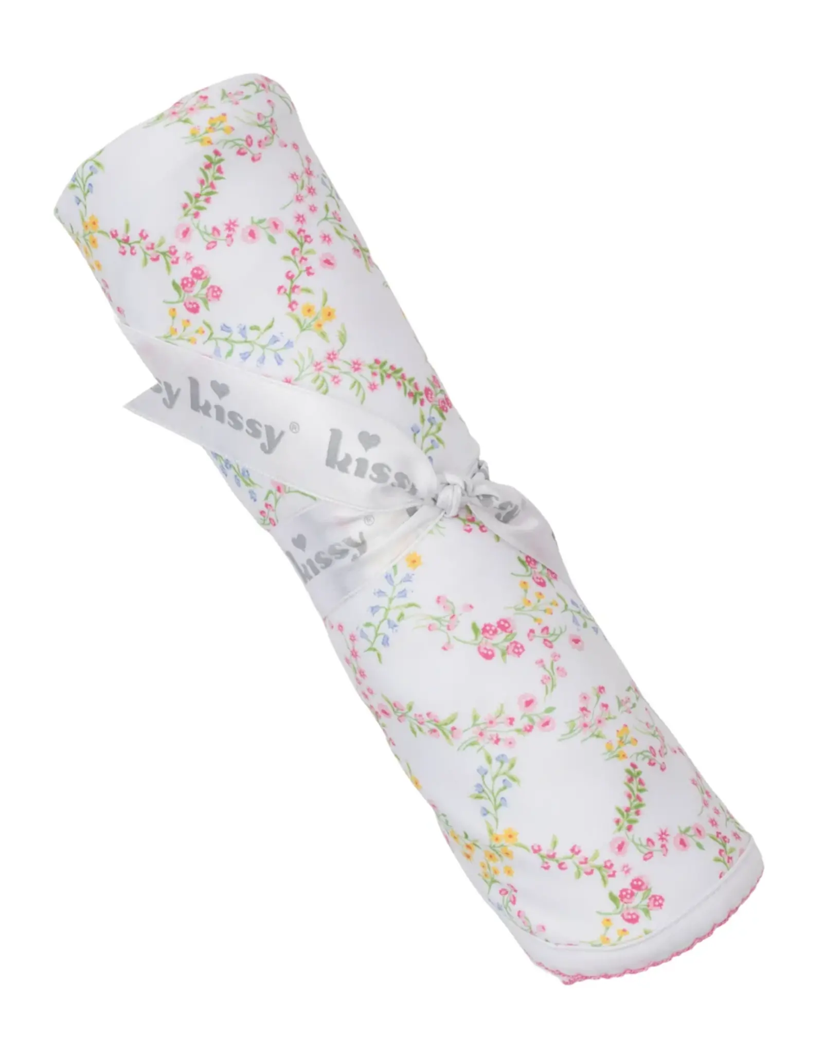 Kissy Kissy Garden Trellis Print Blanket