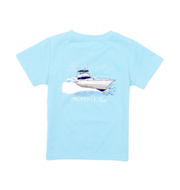 Properly Tied Boys Deep Sea SS Aqua