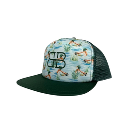 Velvet Fawn Floating Flat Brim Snapback, Maui Mallards