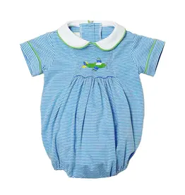 Zuccini Silas Bubble, Airplane Periwinkle Stripe Knit