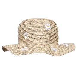 Snapper Rock Daisy Embroidered Hat
