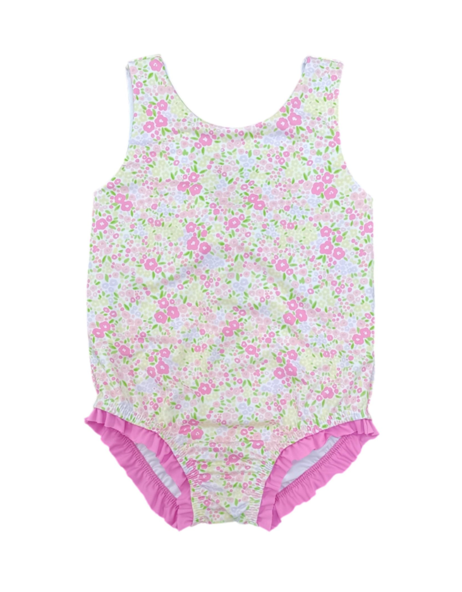 James and Lottie Lottie One Piece Swim, Fuchsia Floral