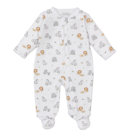 Kissy Kissy Baby Jungle Playdate  Footie PJ w/ Zipper