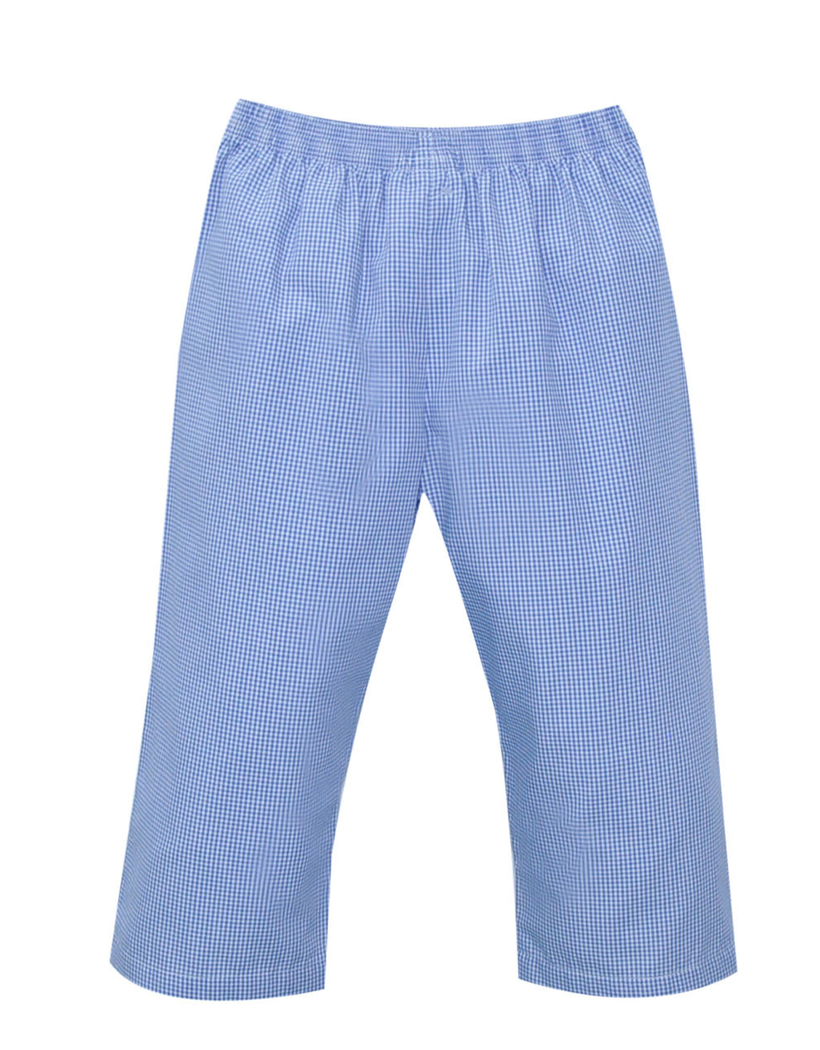 Remember Nguyen Royal Blue Gingham Jackson Pant
