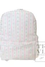 TRVL Design Backpacker Backpack Ribbon Floral Pink