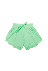 Belle Cher Neon Green Butterfly Shorts
