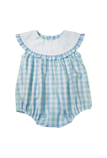 Ishtex Aqua Plaid Girl Bubble