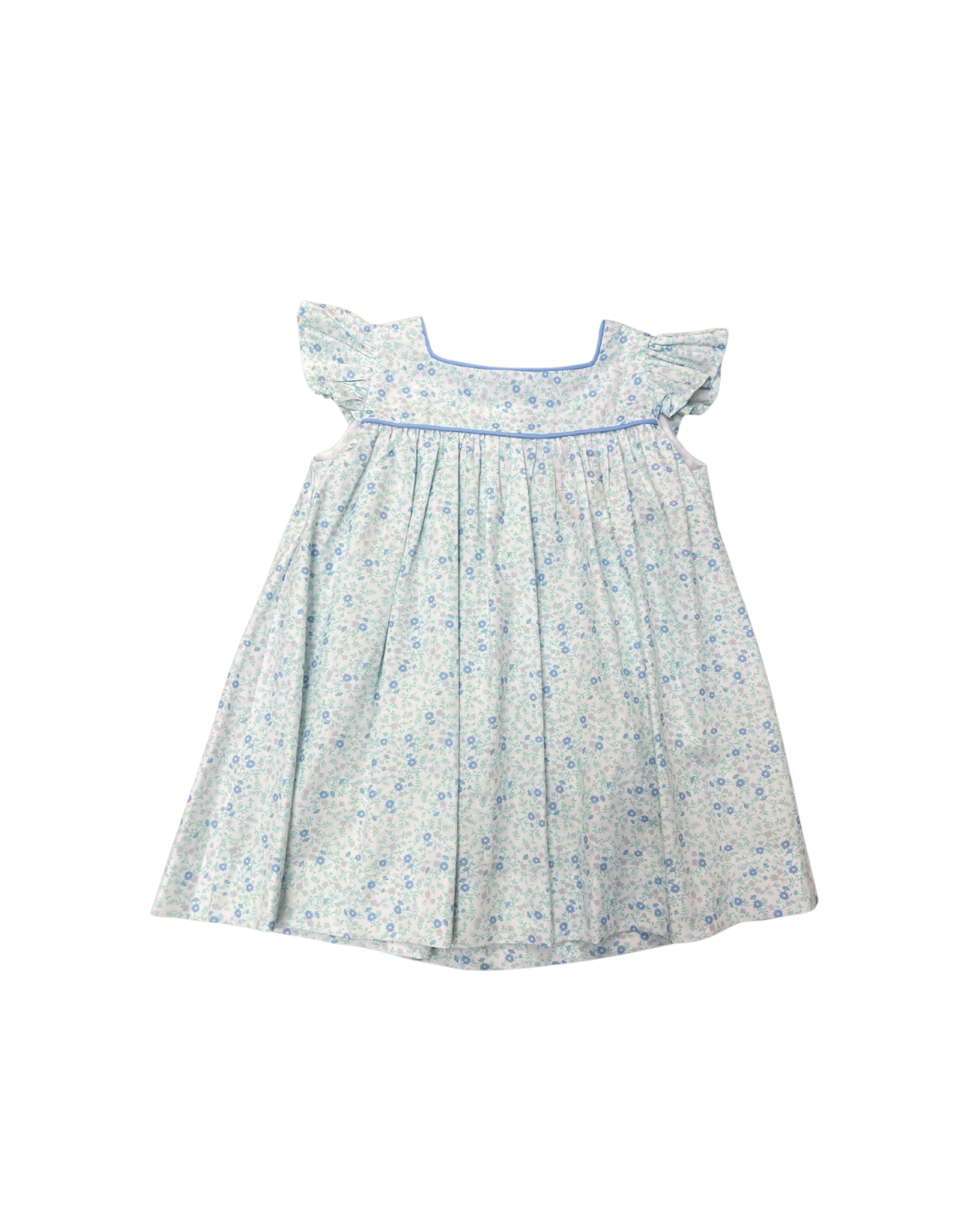 Funtasia Too Flutter Sleeve Float, Aqua Floral - 2T