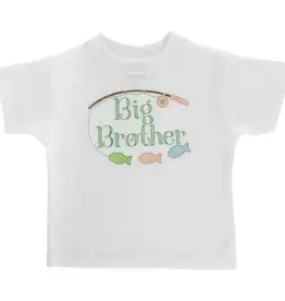 The Bailey Boys White Knit Big Brother Shirt, Fishing Reel
