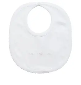 The Proper Peony Proper Pima Bib, White with White