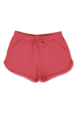 Mayoral Chenille Shorts, Peony