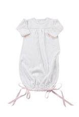 The Proper Peony Grayson Knit Scallop Gown Pink NB