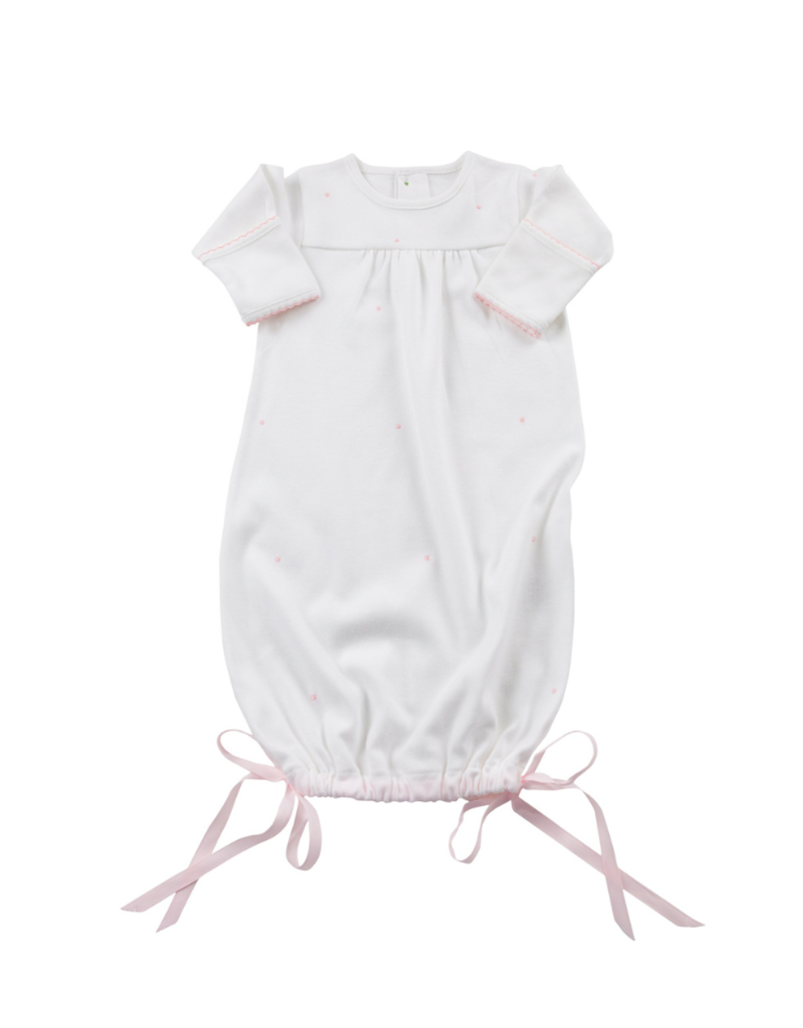 The Proper Peony Grayson Knit Scallop Gown Pink NB