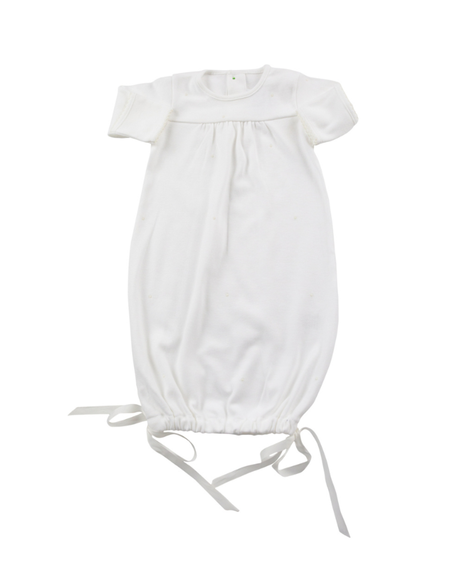The Proper Peony Grayson Knit Scallop Gown Ecru NB