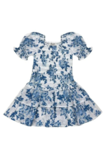 Alto Modas Blue Peony Mirrorball Dress