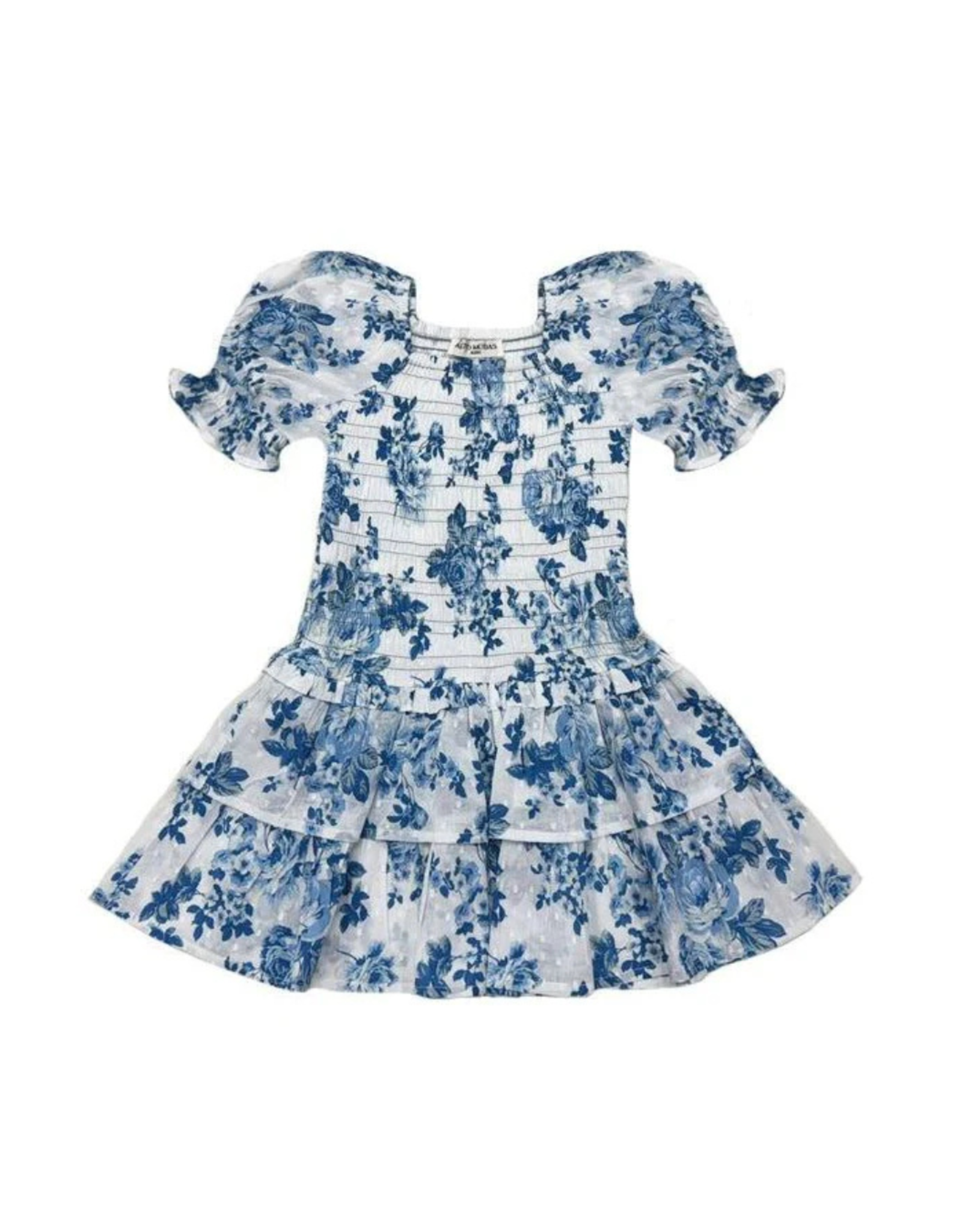 Alto Modas Blue Peony Mirrorball Dress