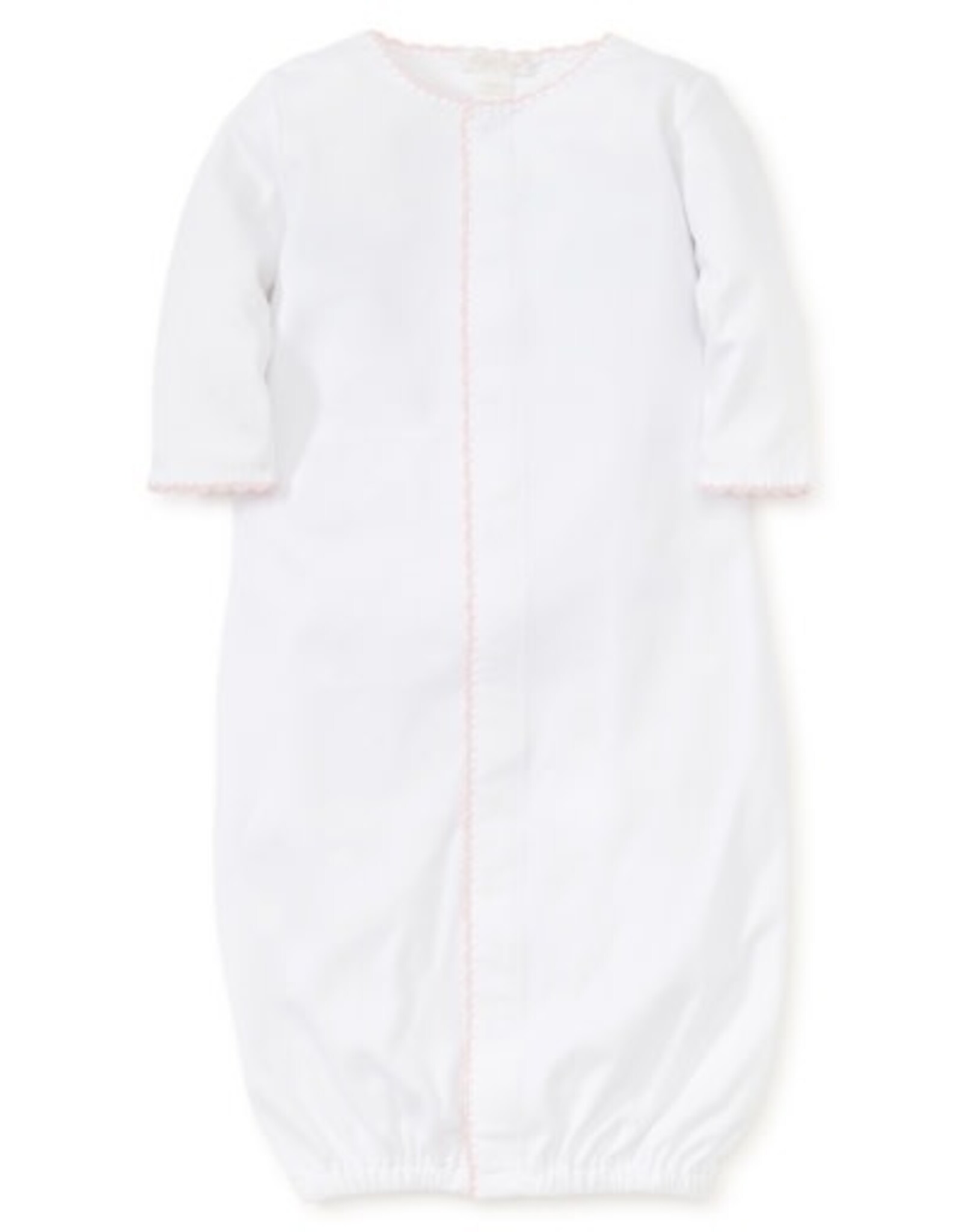 Kissy Kissy White Premier Basics Converter Gown with Pink Trim