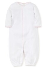 Kissy Kissy White Premier Basics Converter Gown with Pink Trim