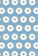 Lila + Hayes Jack Pajama Set Blue Donuts