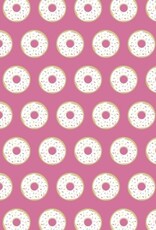 Lila + Hayes Alden Pajama Set, Pink Donuts