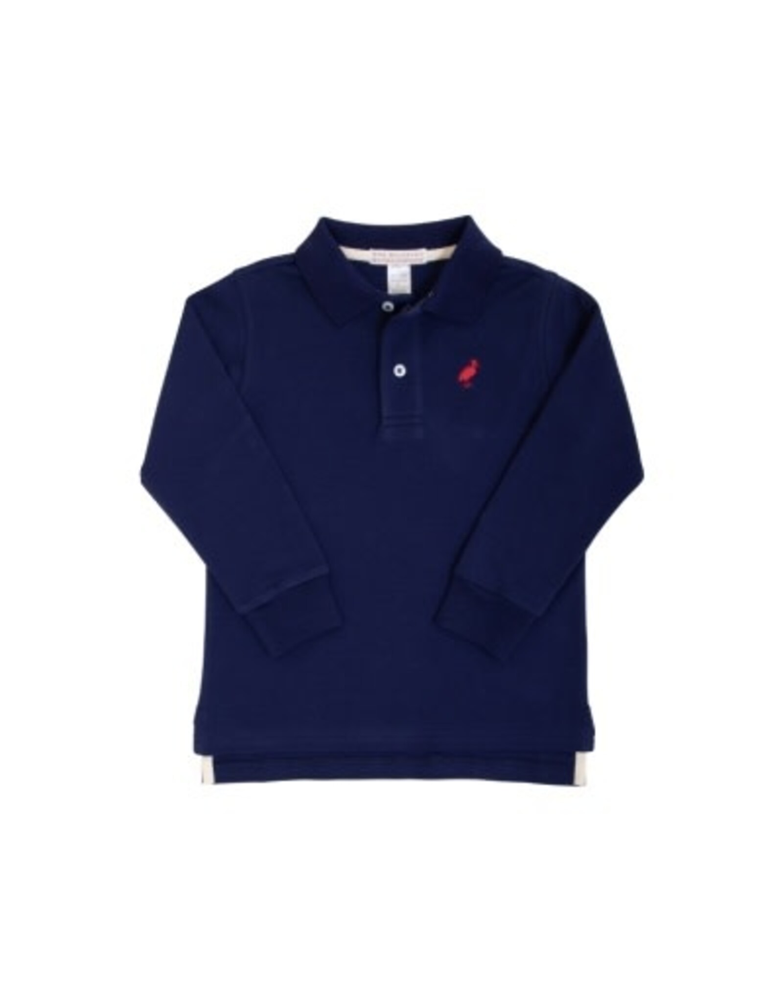 The Beaufort Bonnet Company Prim & Proper LS Pima Polo, Nantucket Navy