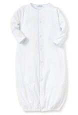 Kissy Kissy New Kissy Dots Print Converter Gown White/Lt Blue