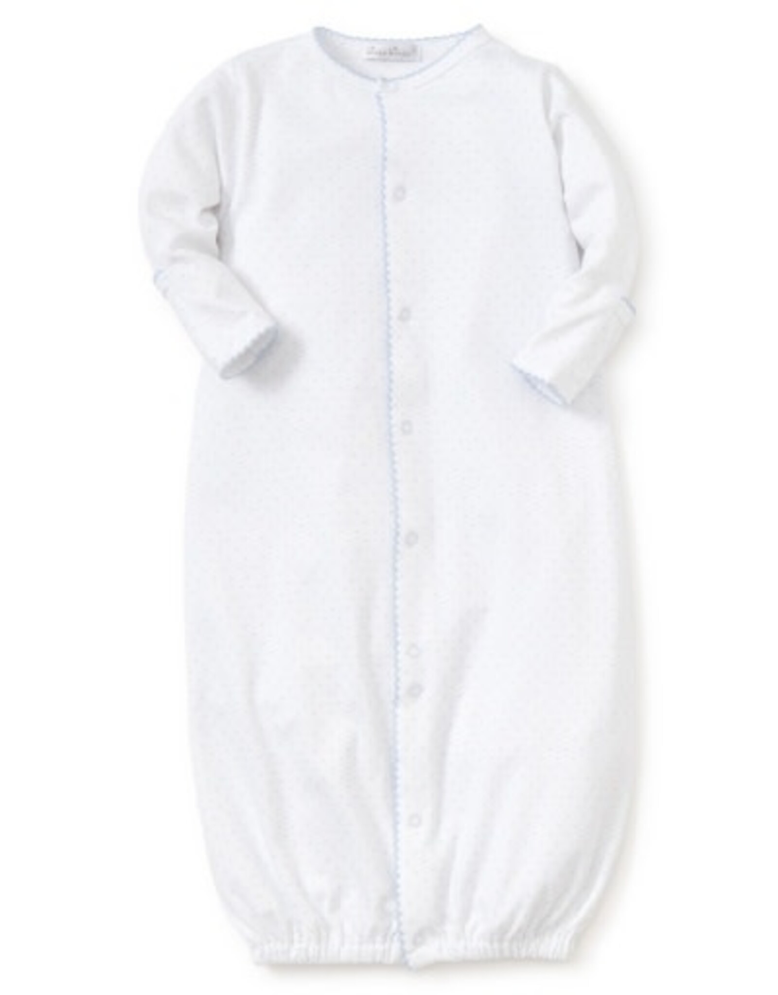 Kissy Kissy New Kissy Dots Print Converter Gown White/Lt Blue