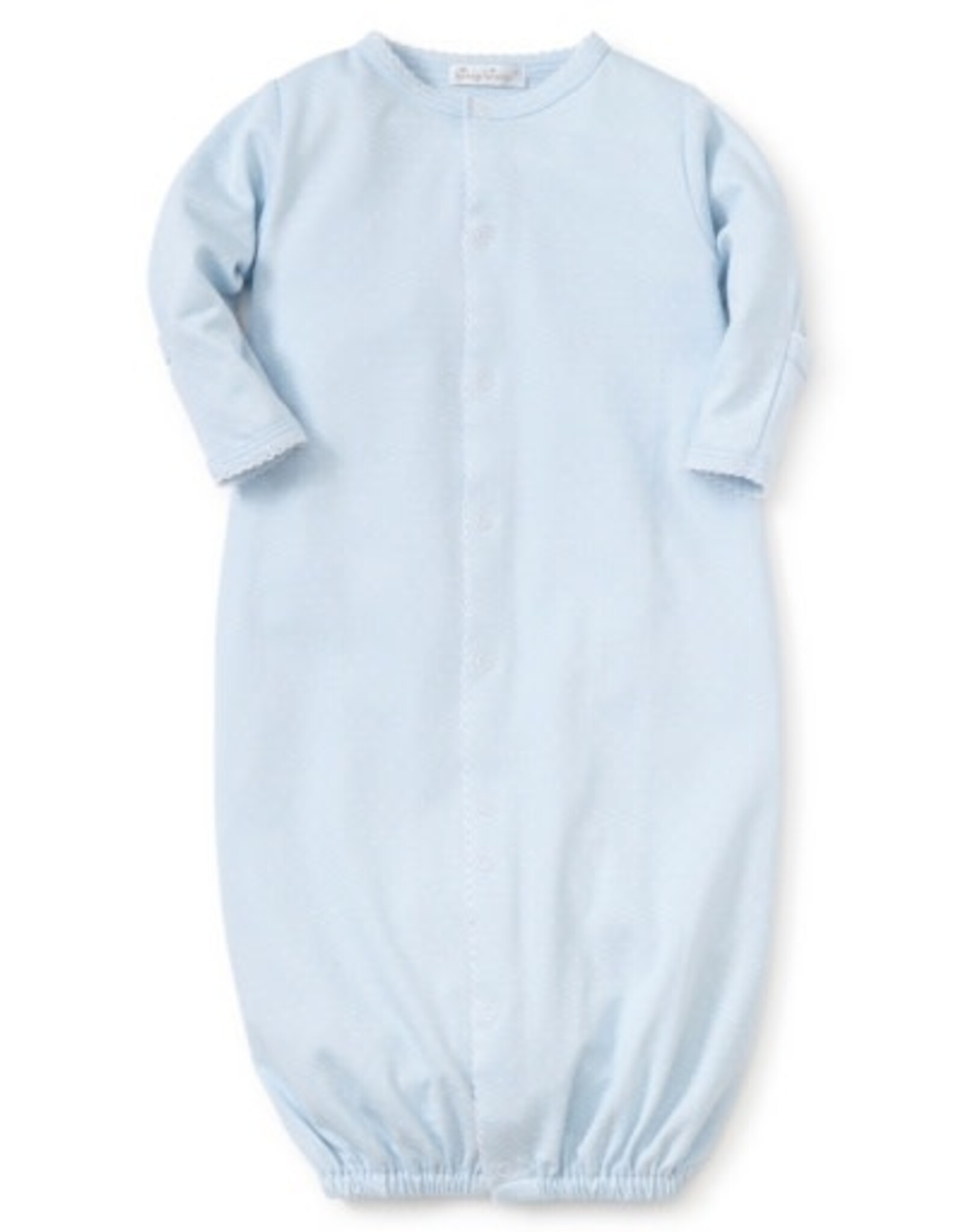 Kissy Kissy New Kissy Dots Print Converter Gown White/Lt Blue