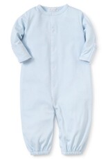 Kissy Kissy New Kissy Dots Print Converter Gown White/Lt Blue