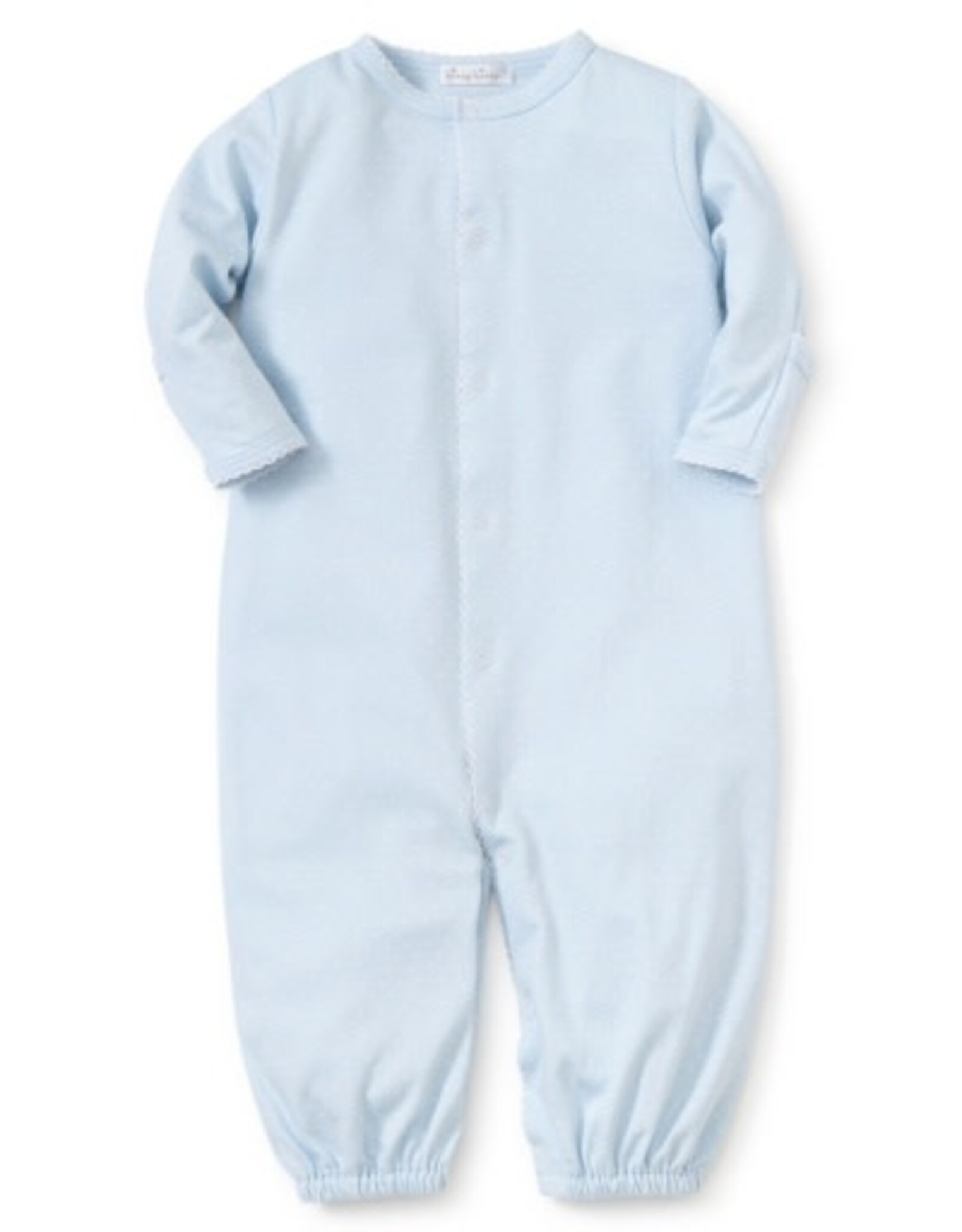 Kissy Kissy New Kissy Dots Print Converter Gown White/Lt Blue