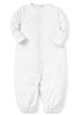 Kissy Kissy New Kissy Dots Print Converter Gown White/Silver
