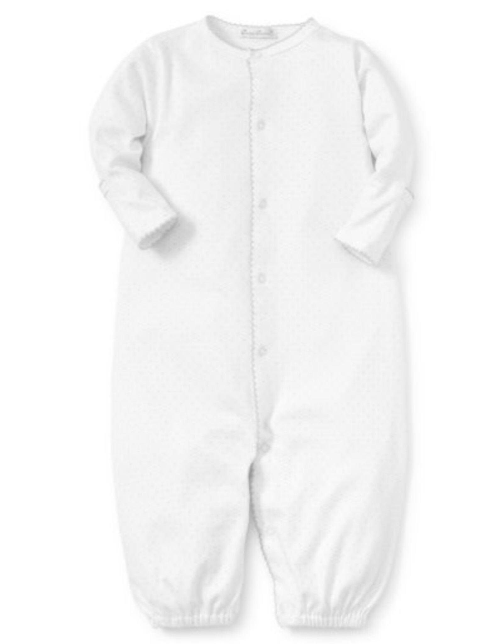 Kissy Kissy New Kissy Dots Print Converter Gown White/Silver