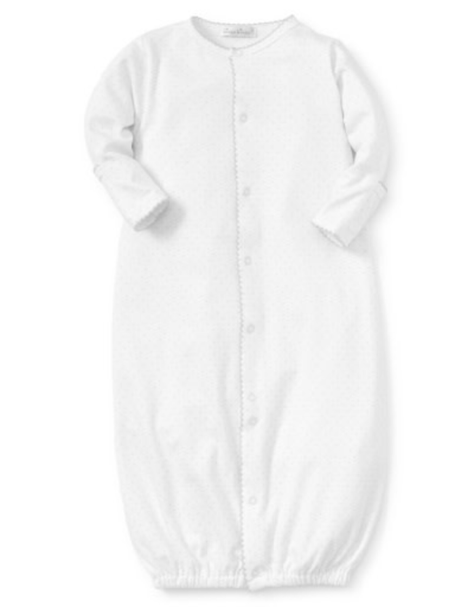 Kissy Kissy New Kissy Dots Print Converter Gown White/Silver