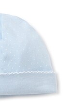 Kissy Kissy New Kissy Dots Print Hat, Lt Blue/White