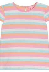 Bisby Angel Sleeve Tee, Sherbert Stripe