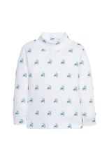 Little English Printed Turtleneck - Tractor