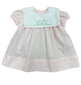 Baby Sen Pink Rowan Dress, Spring Flowers