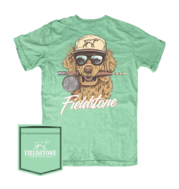 Fieldstone Youth SS Tee Retriever Reel Island Reef