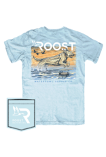Fieldstone Youth SS Tee Roost Lake Lab Chambray