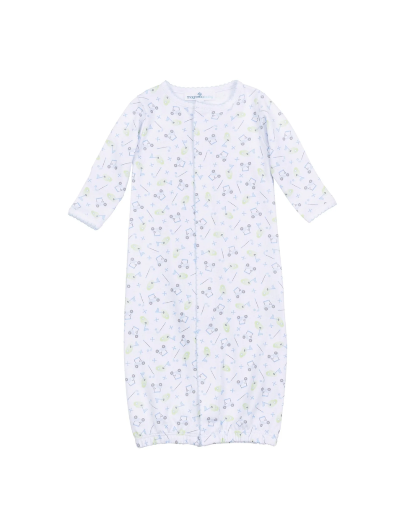 Magnolia Baby Tiny Tee Time Print Converter Lt Blue
