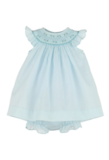 Luli & Me Enchanting Smock Bishop, Blue