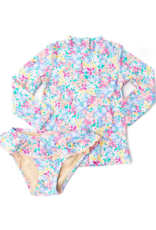 Shade Critters Spring Blooms Girls Rashguard Set