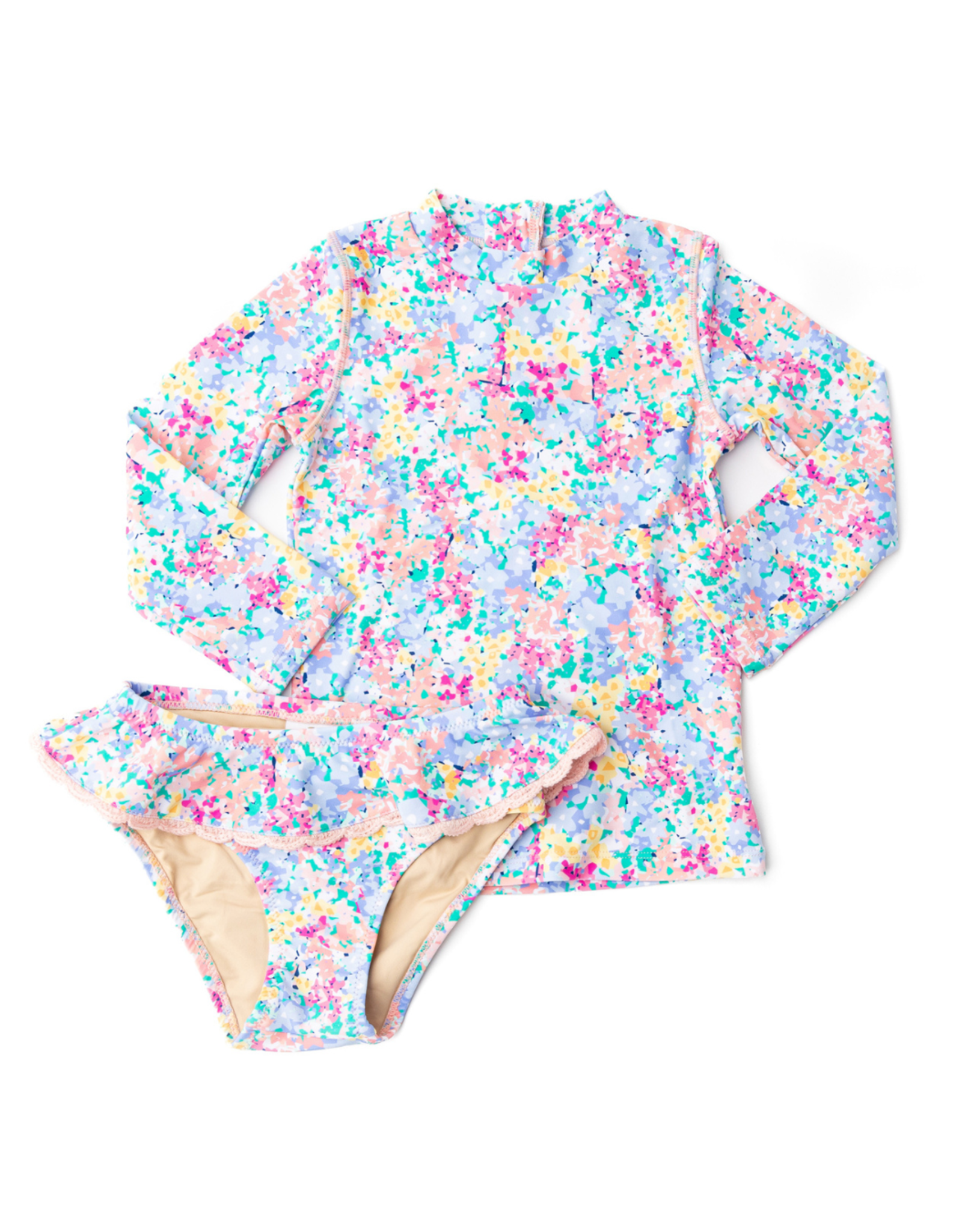 Shade Critters Spring Blooms Girls Rashguard Set