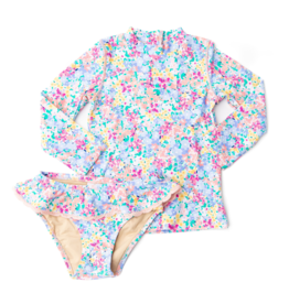 Shade Critters Spring Blooms Girls Rashguard Set