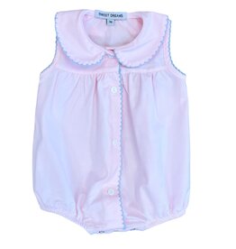 Sweet Dreams Pink w/ Blue Picot Trim Bubble - 3m