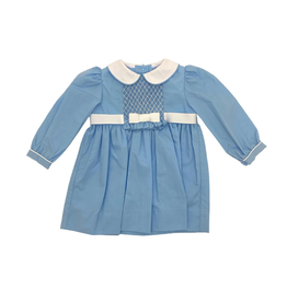 Zuccini Geo Bedford Dress, Light Blue Broadcloth