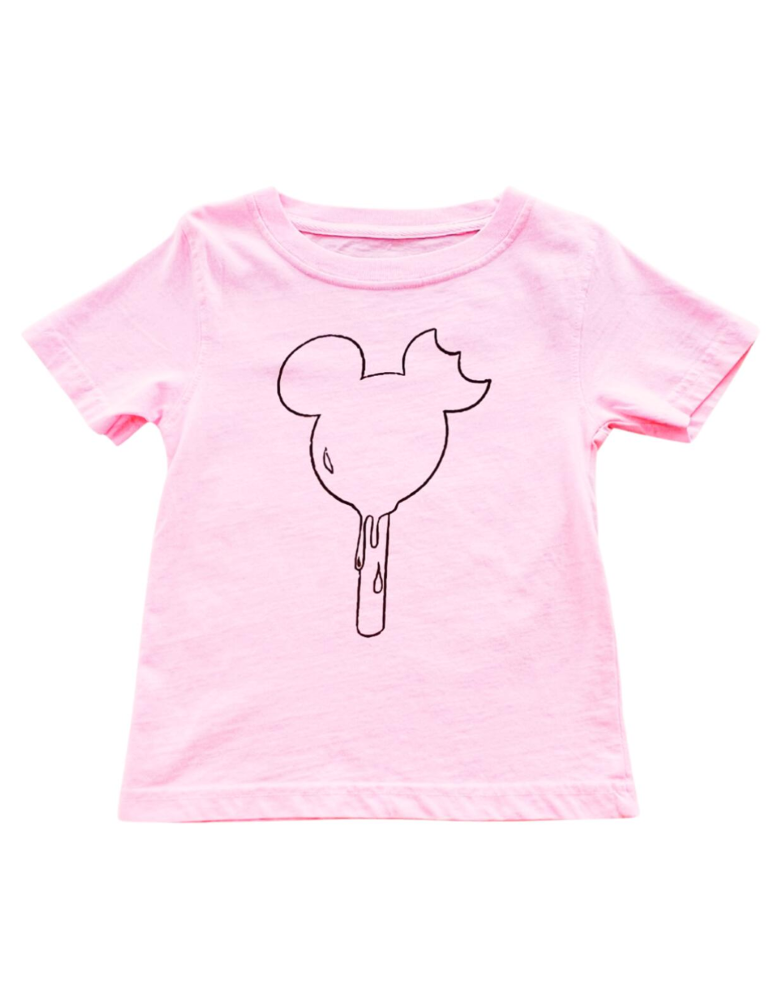 Mustard & Ketchup SS Light Pink Mickey Ice Cream T-Shirt