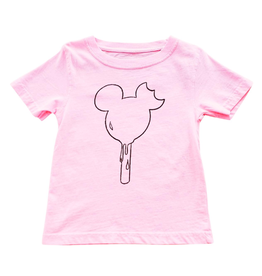 Mustard & Ketchup SS Light Pink Mickey Ice Cream T-Shirt
