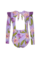 Pepita & Me Orquideas Anggie Lila Wings Rashguard One Piece Swim